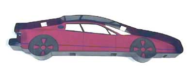 Single piece bent steel rule